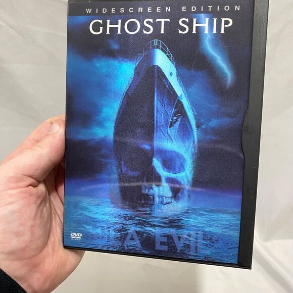 Ghost Ship DVD 2003 Widescreen Warner Brothers Holographic Cover Horror Rated R - Picture 4 of 11